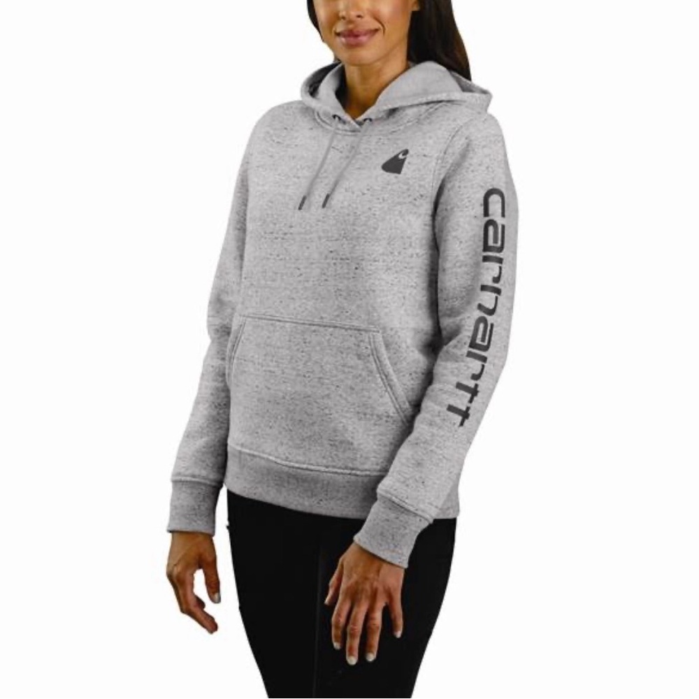 Carhartt/ LOOSE FIT MIDWEIGHT LOGO SLEEVE GRAPHIC HOODIE /